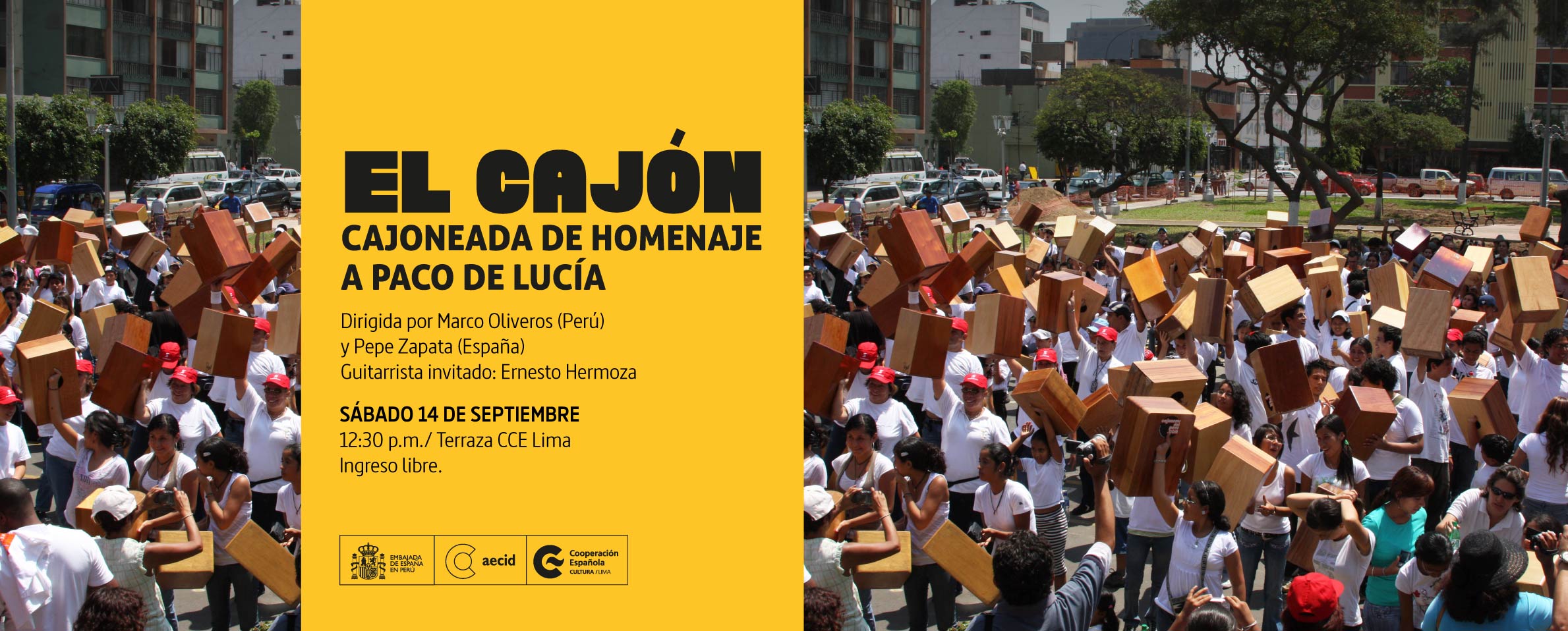 Cajoneada de homenaje a Paco de Luca