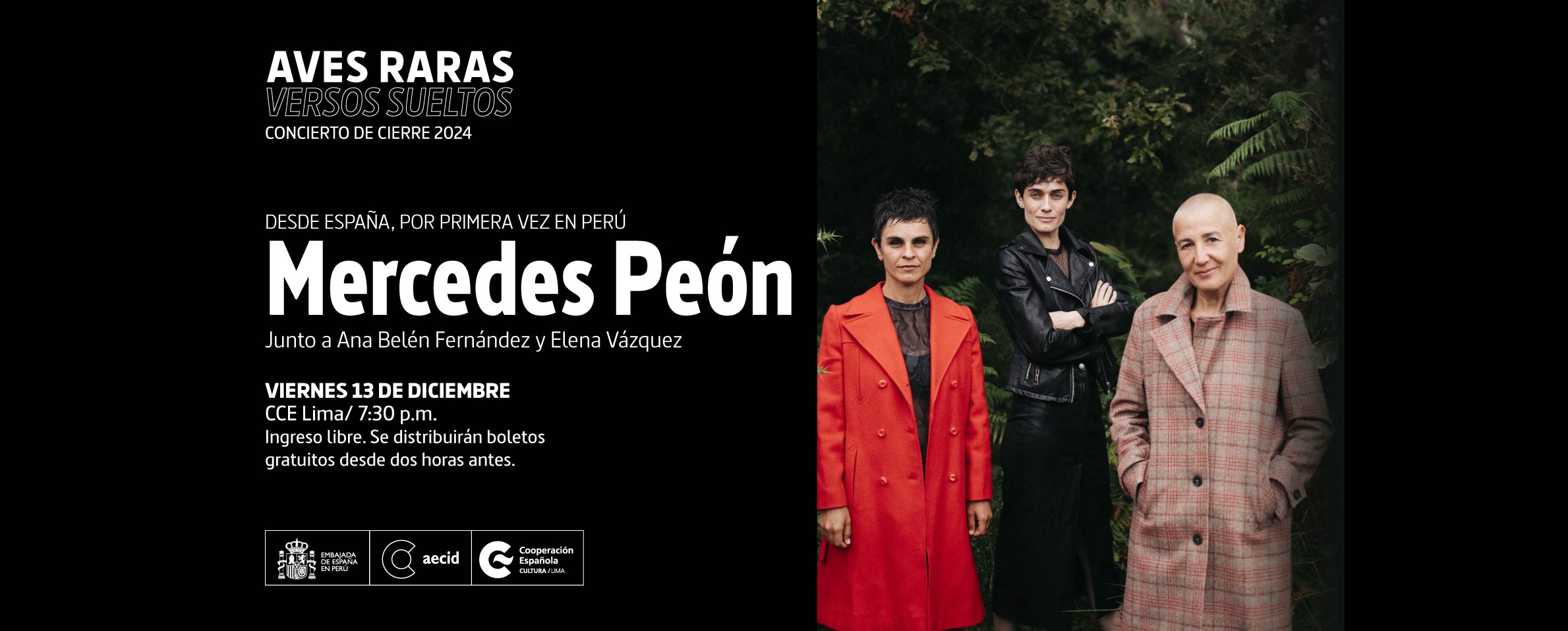 Mercedes Pen en concierto nico