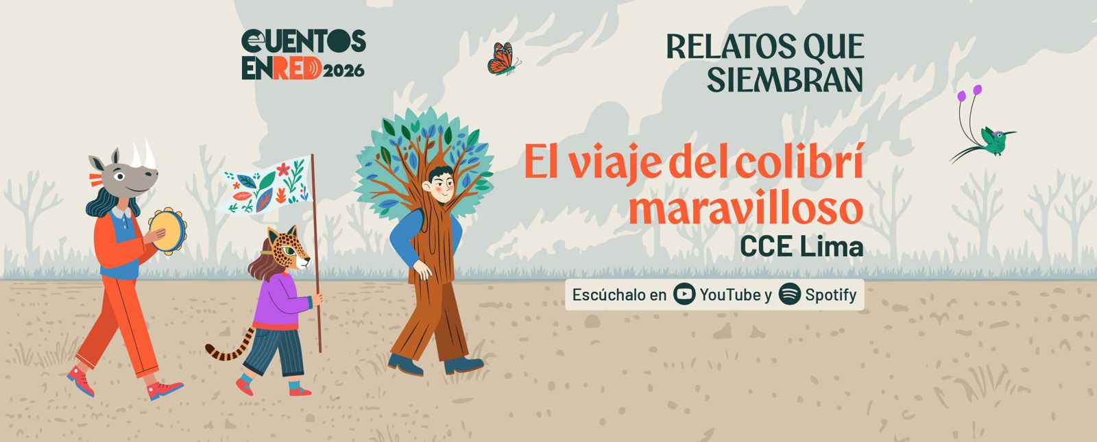 "El colibrí Maravilloso", relato peruano en Cuentos en Red 2026