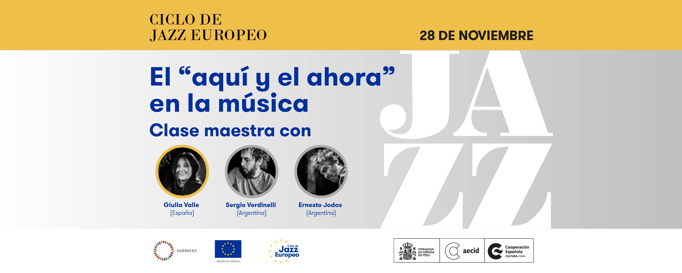 Clase maestra El aqu y el ahora en la msica