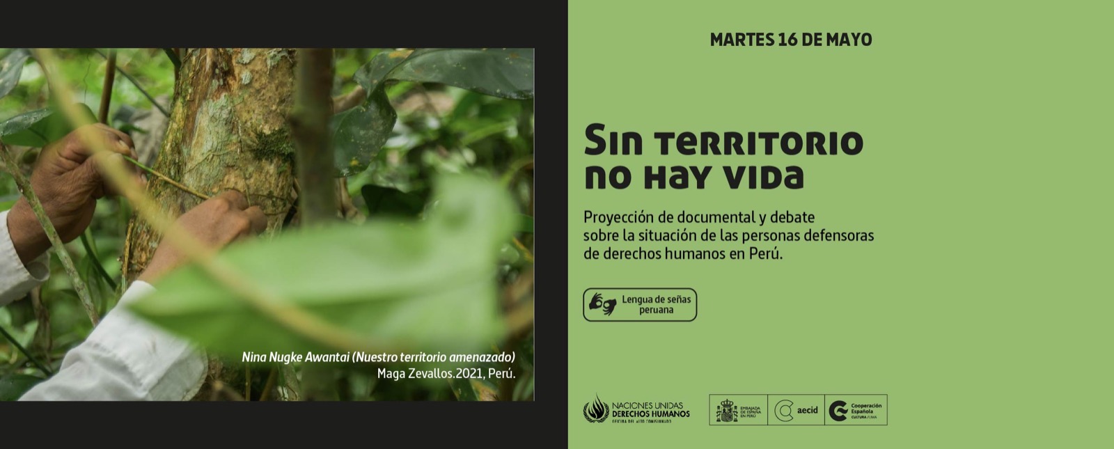 Sin territorio no hay vida