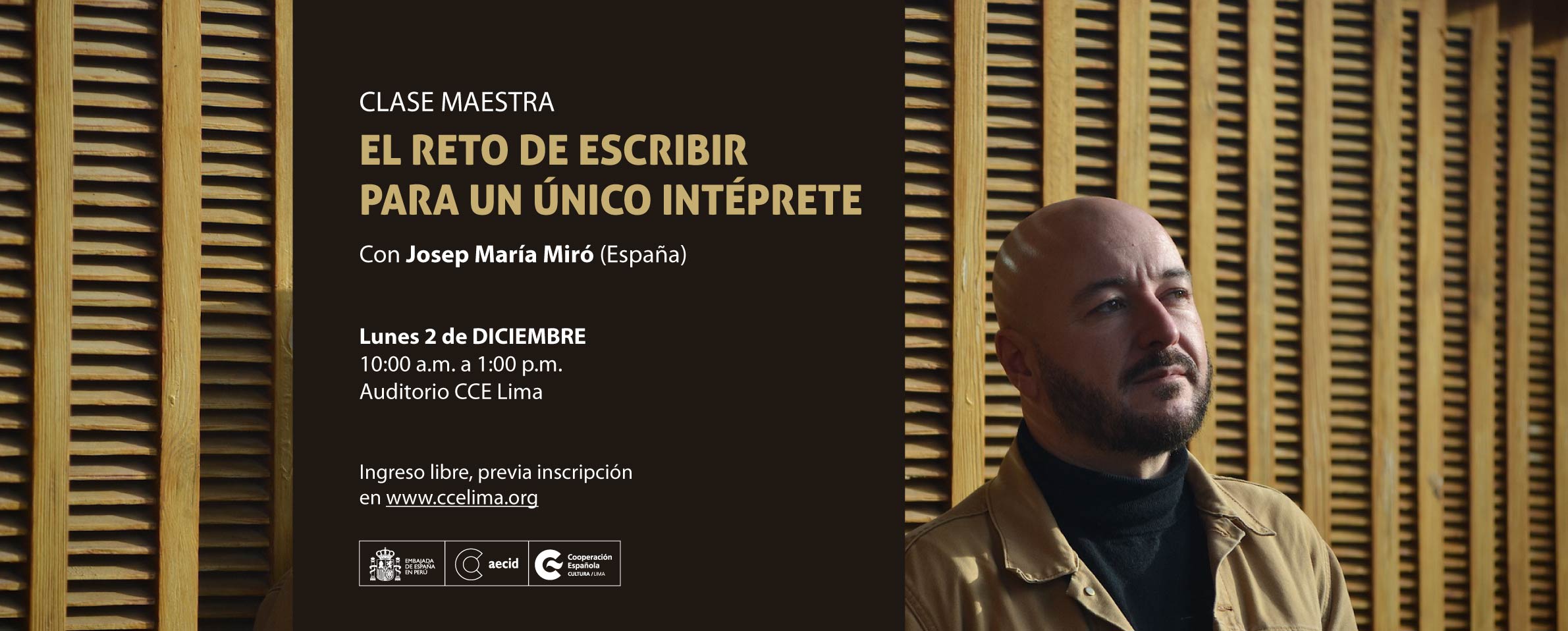 El reto de escribir para un nico intrprete